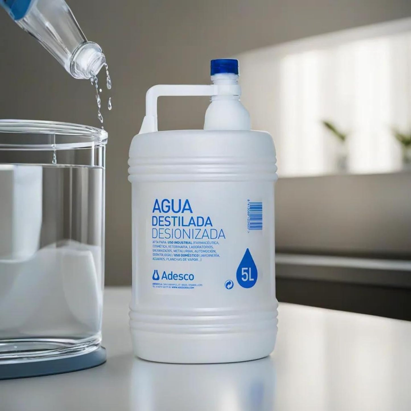Usos del agua desionizada ADESCO