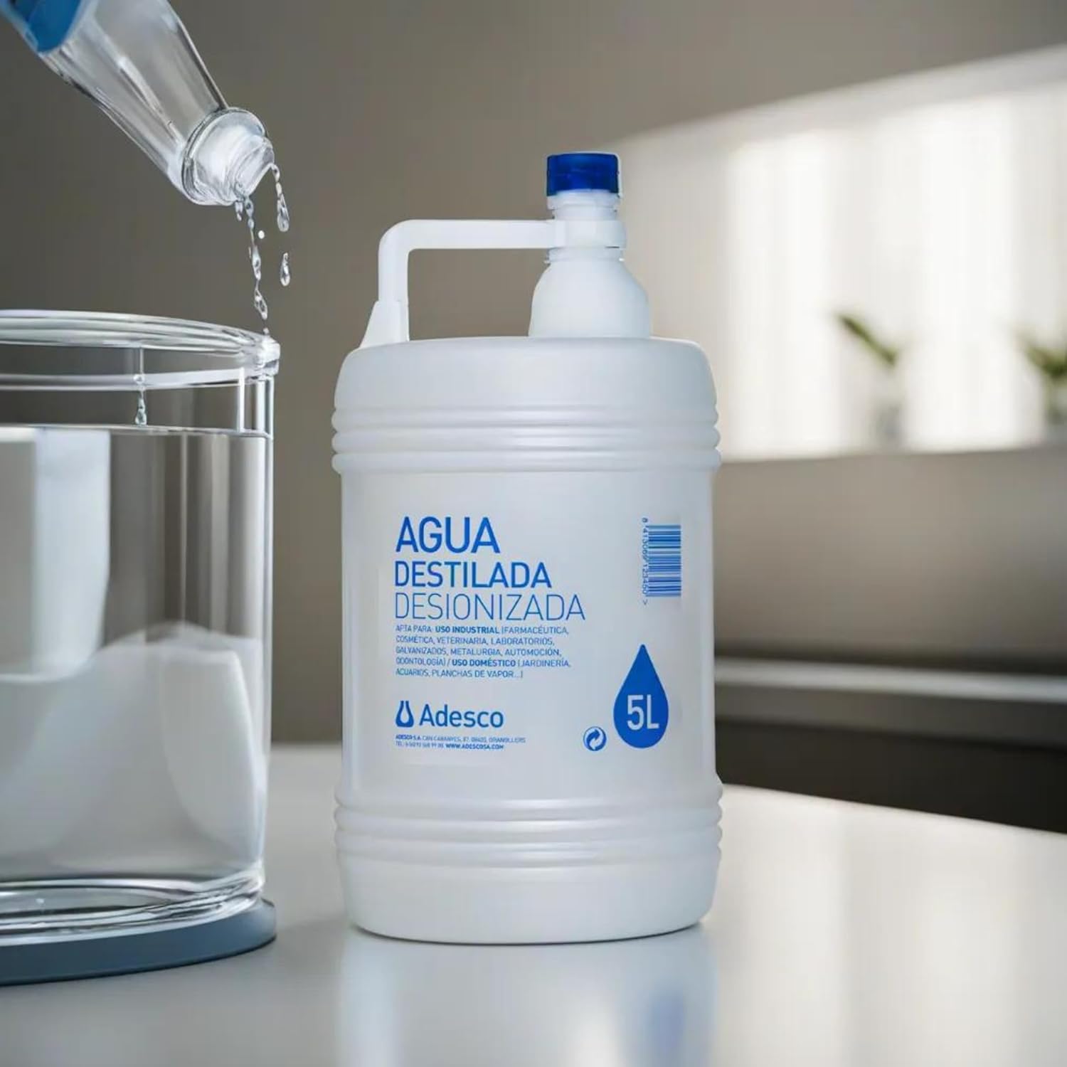 Usos del agua desionizada ADESCO