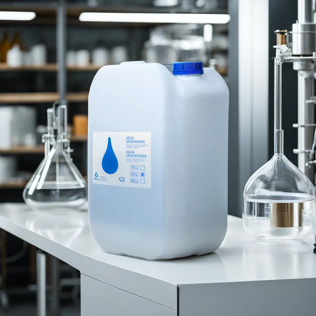 ADESCO Agua desionizada 25 L – uso técnico y profesional