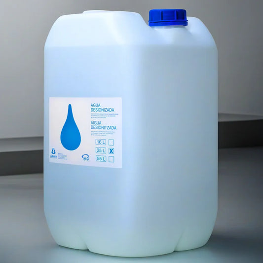 ADESCO agua desionizada profesional en bidón de 25 litros