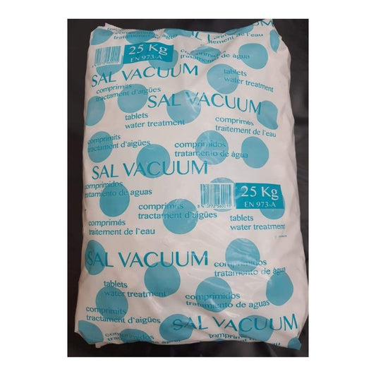 Saco de sal Vacuum en tabletas para descalcificador de 25 kg